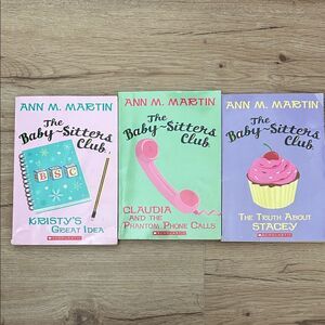 Scholastic Baby-Sitters Club Original Collection Pastel Book Trio 1-3